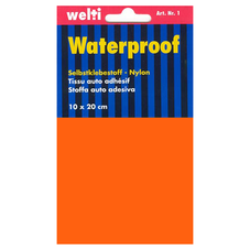 Selbstklebestoff Nylon 10 x 20 cm - orange